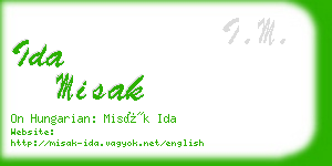 ida misak business card